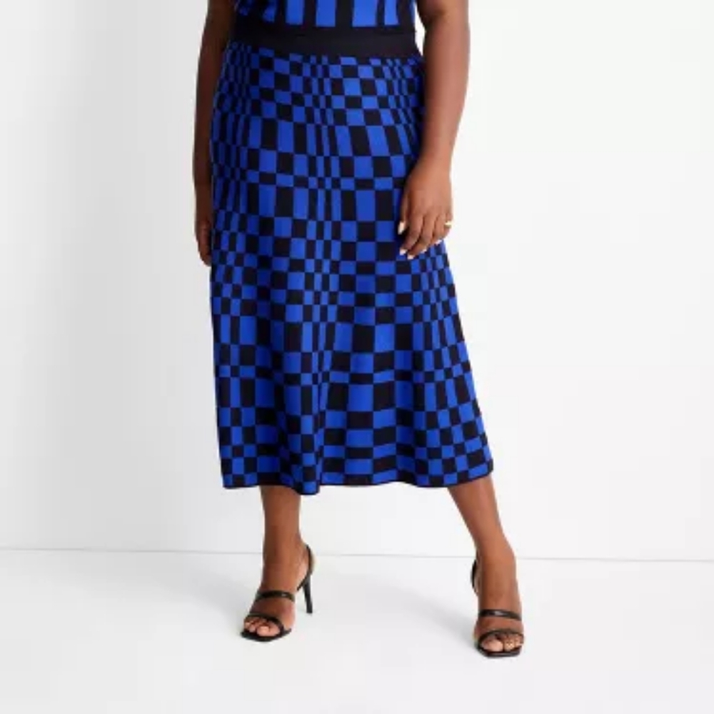 Sweater Midi Skirt - Future Collective w/ Kahlana Barfield Brown SOLD OUT ONLINE - Picture 4 of 6